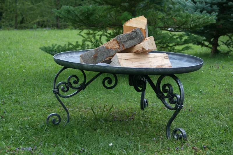 Geschmiedete Feuerschale