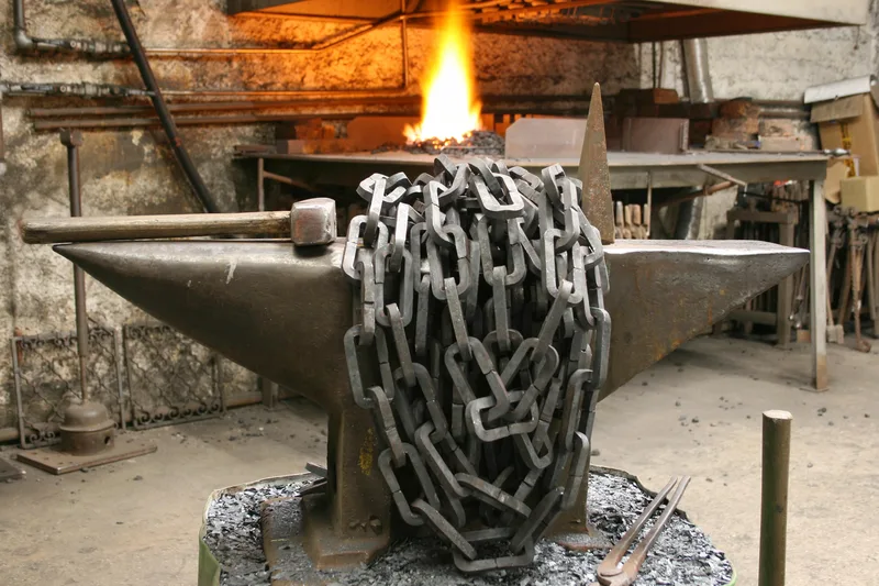 Handgeschmiedete Kette