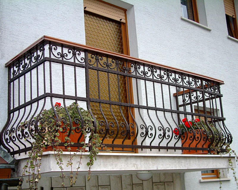 Wrought Iron Balcony Railing – Britof pri Kranju
