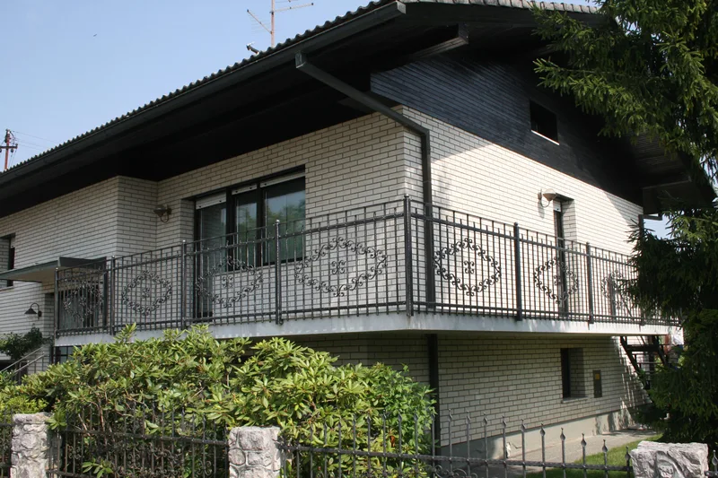 Wrought Iron Balcony Railing – Domžale
