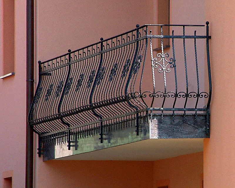 Wrought Iron Balcony Railing
