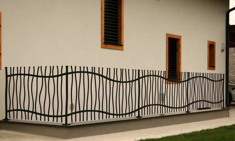 Terrassengeländer „Gras“