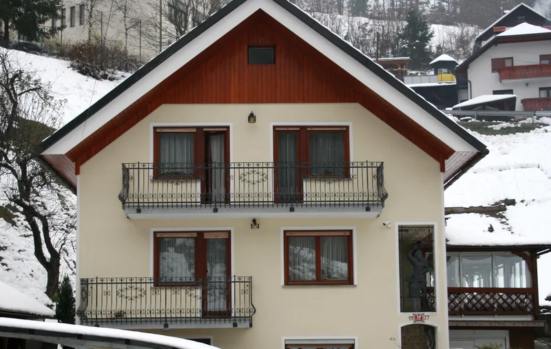 Fensterkörbe im Schnee
