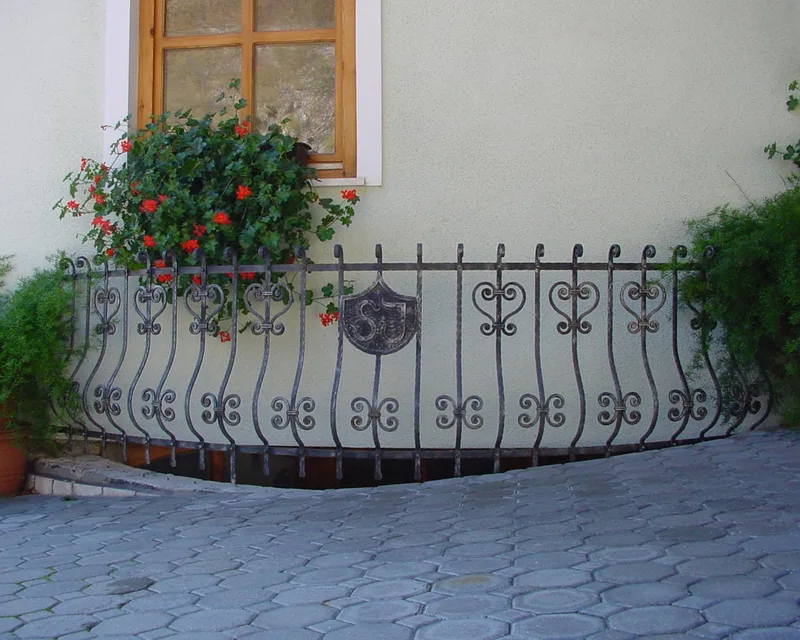 Terrace Railing with Monogram
