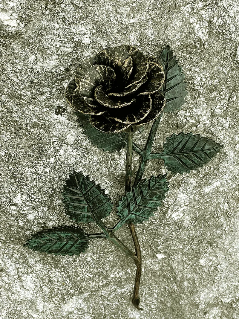 Geschmiedete Rose