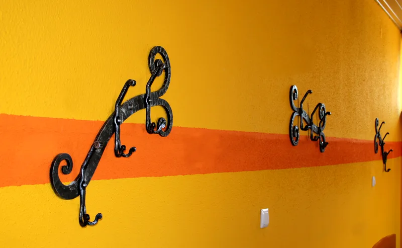 Forged wall coat rack, Tedi