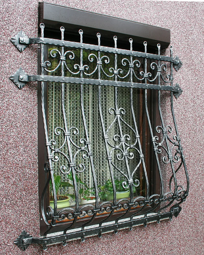 Wrought Iron Window Grille – Bled
