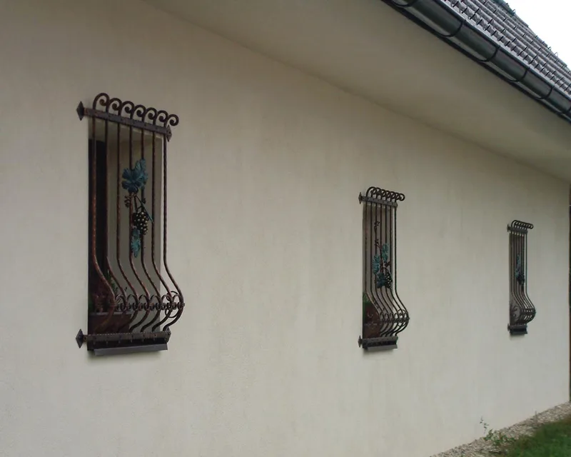Wrought Iron Window Grille – Ljubljana