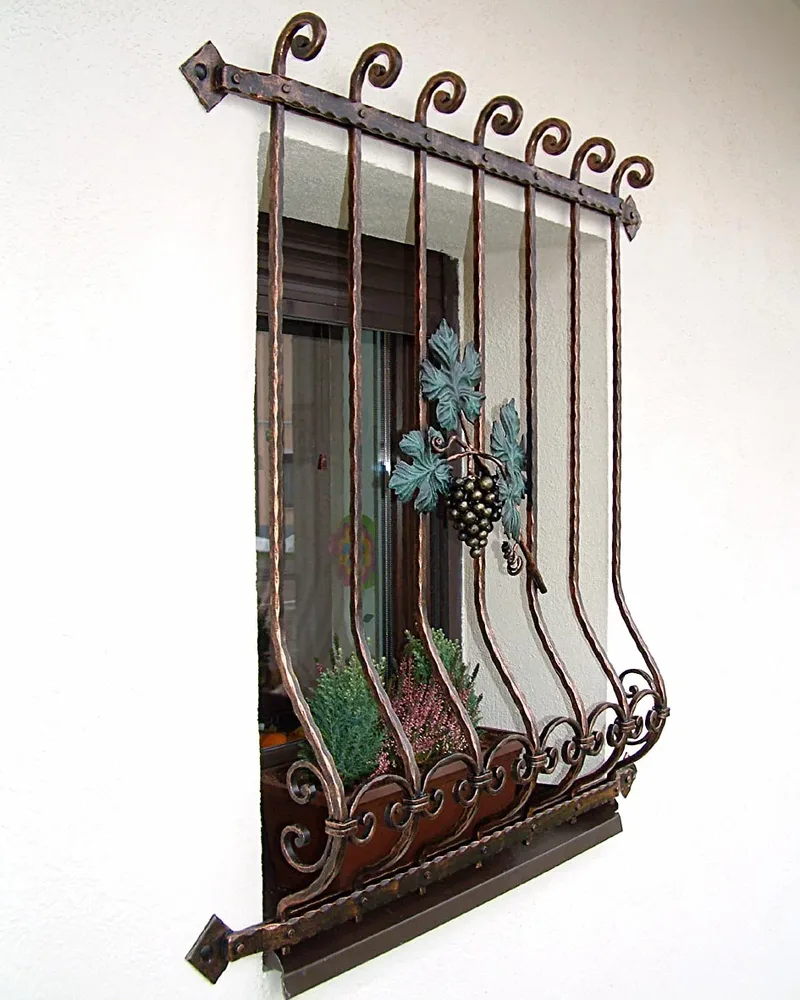 Wrought Iron Window Grille – Ljubljana