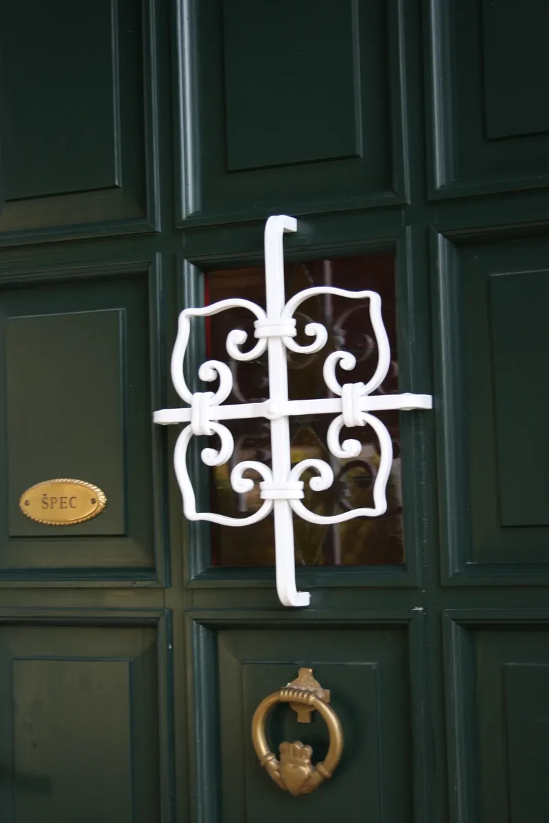 Forged Grille on the Door and Window, Bled