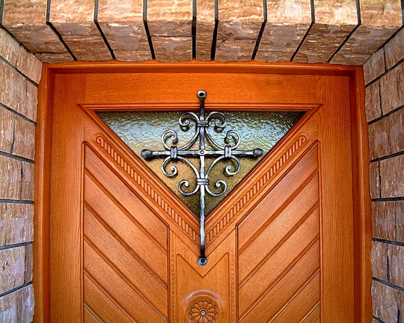 Forged Grille on the Door, Litija