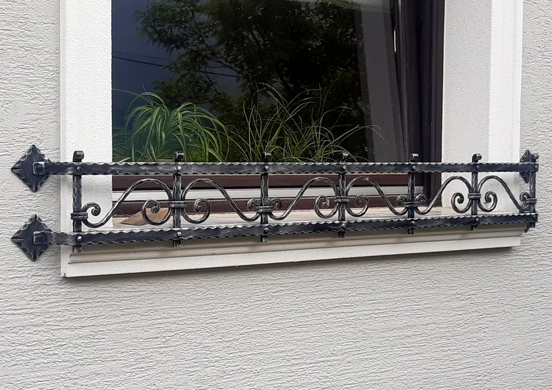 Forged Flower-Box Rail