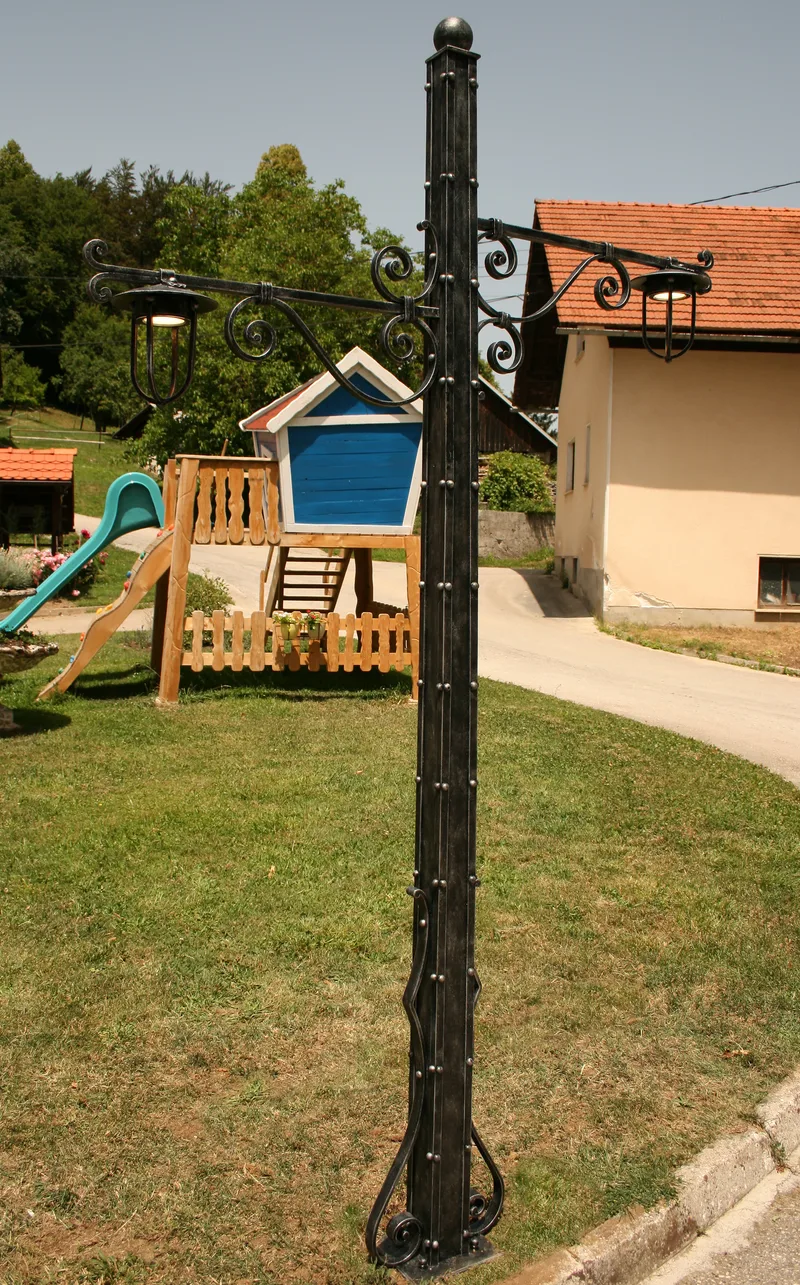 Forged Lamp Post “Vače”