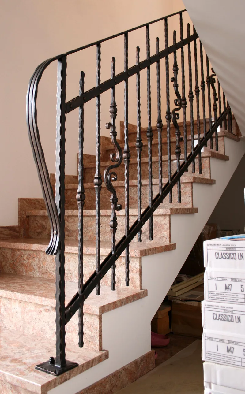 Wrought Iron Stair Railing – Smlednik