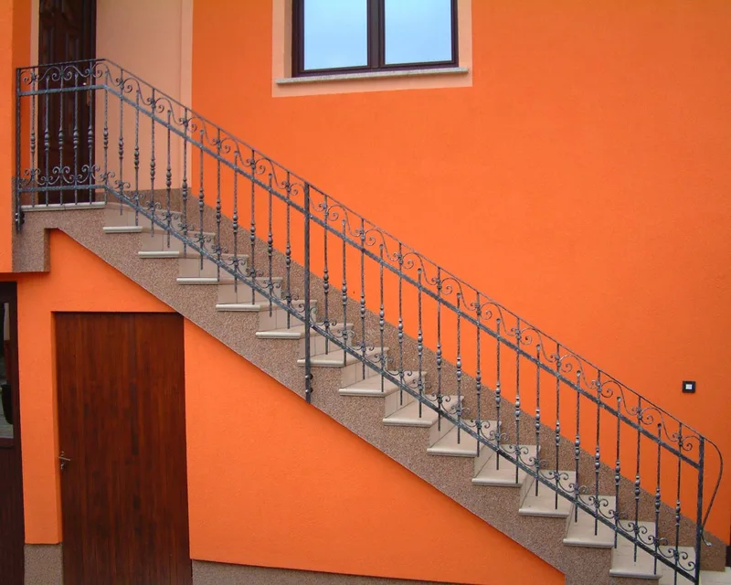 Wrought Iron Stair Railing – Ljubljana