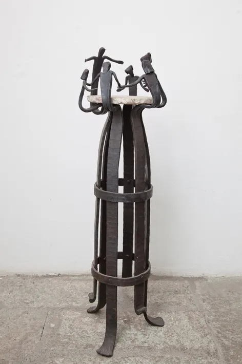 Geschmiedete Skulptur „Begegnung“