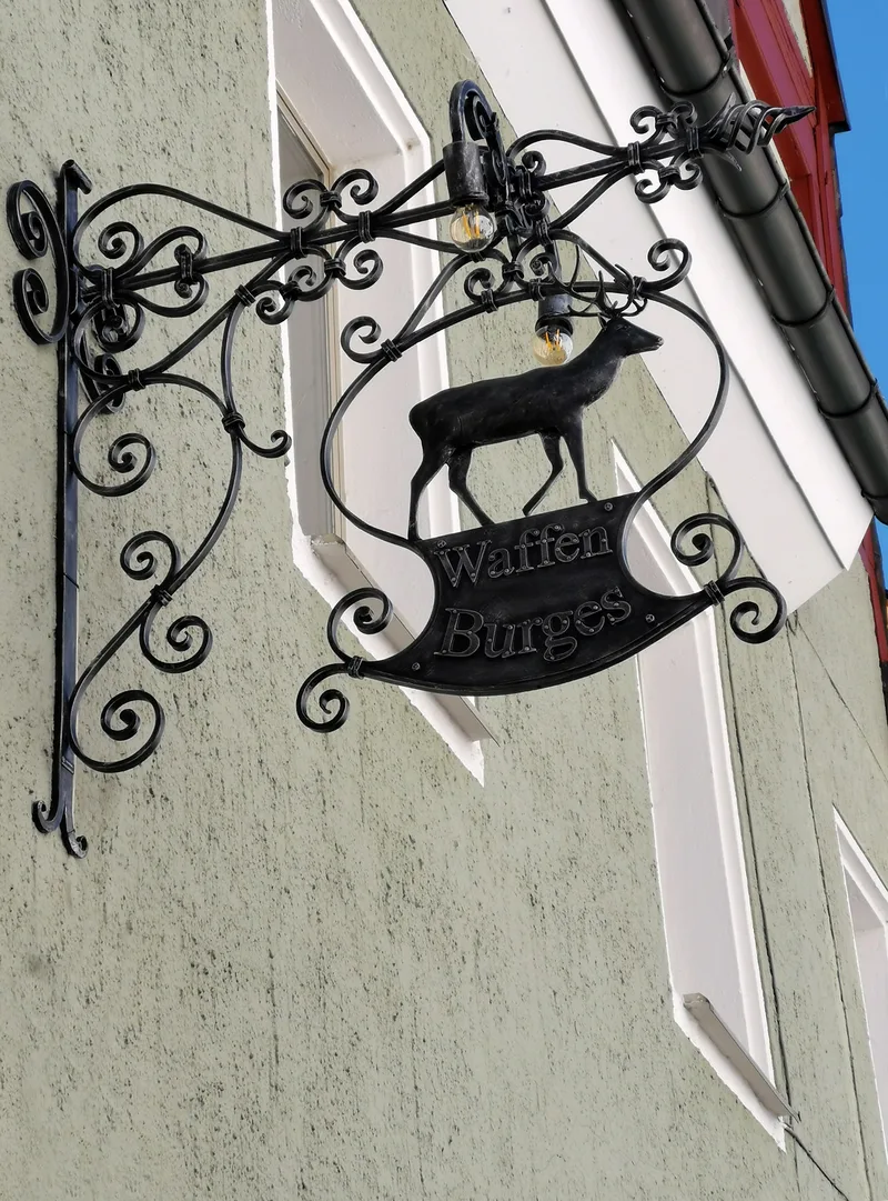 Forged Sign with Stag