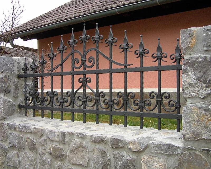 Wrought Iron Garden Fence – Trebnje
