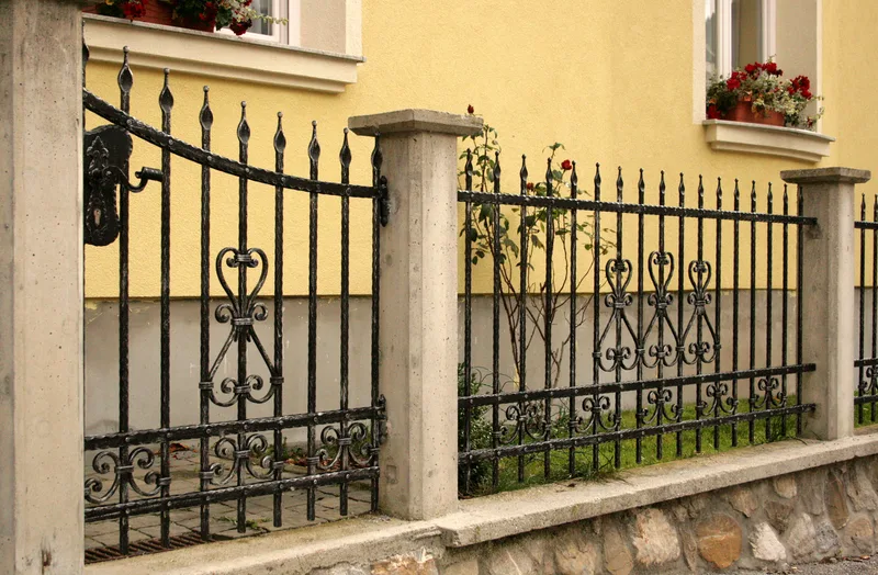 Wrought Iron Garden Fence – Jesenice