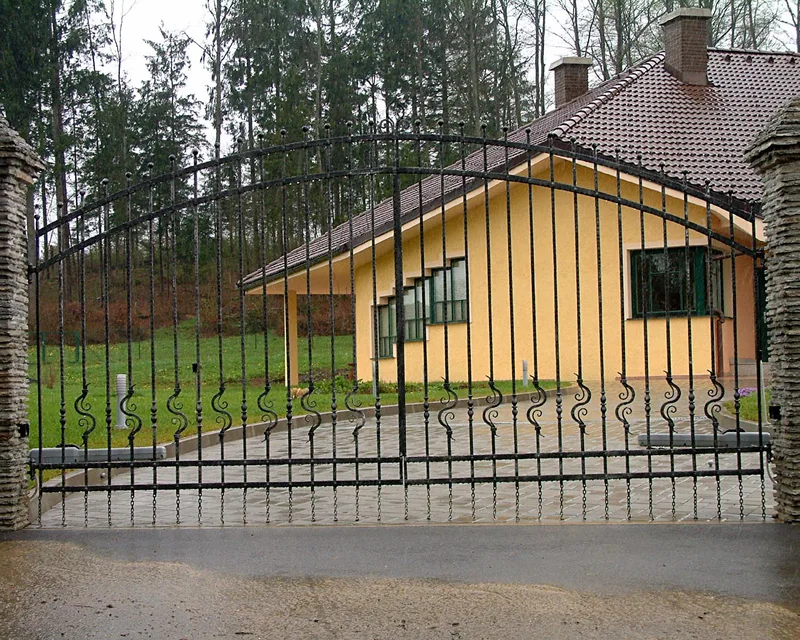 Wrought Iron Garden Gate